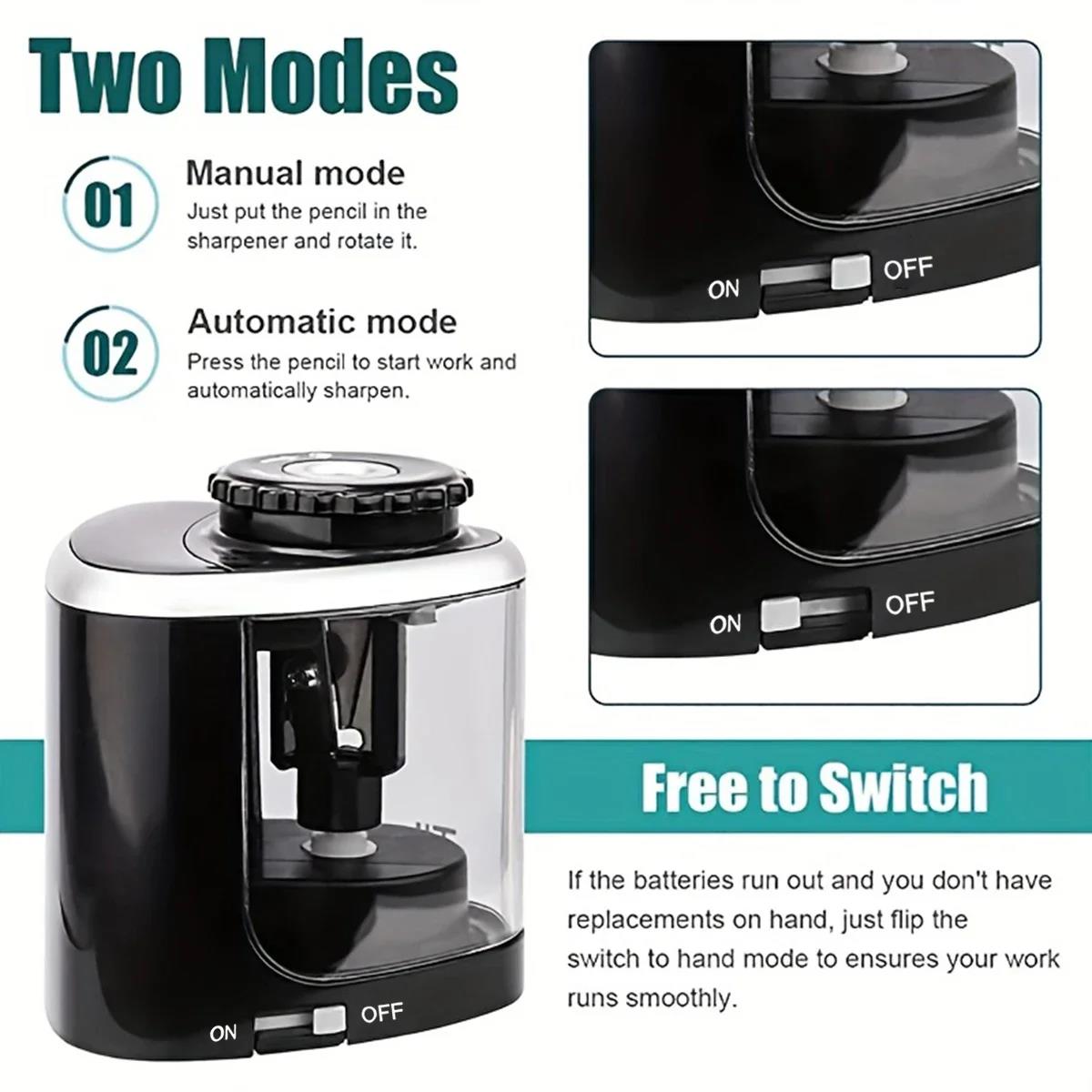 Battery Operated Electric Shar - Electric Pencil Sharpener Usb ulasan dan harga