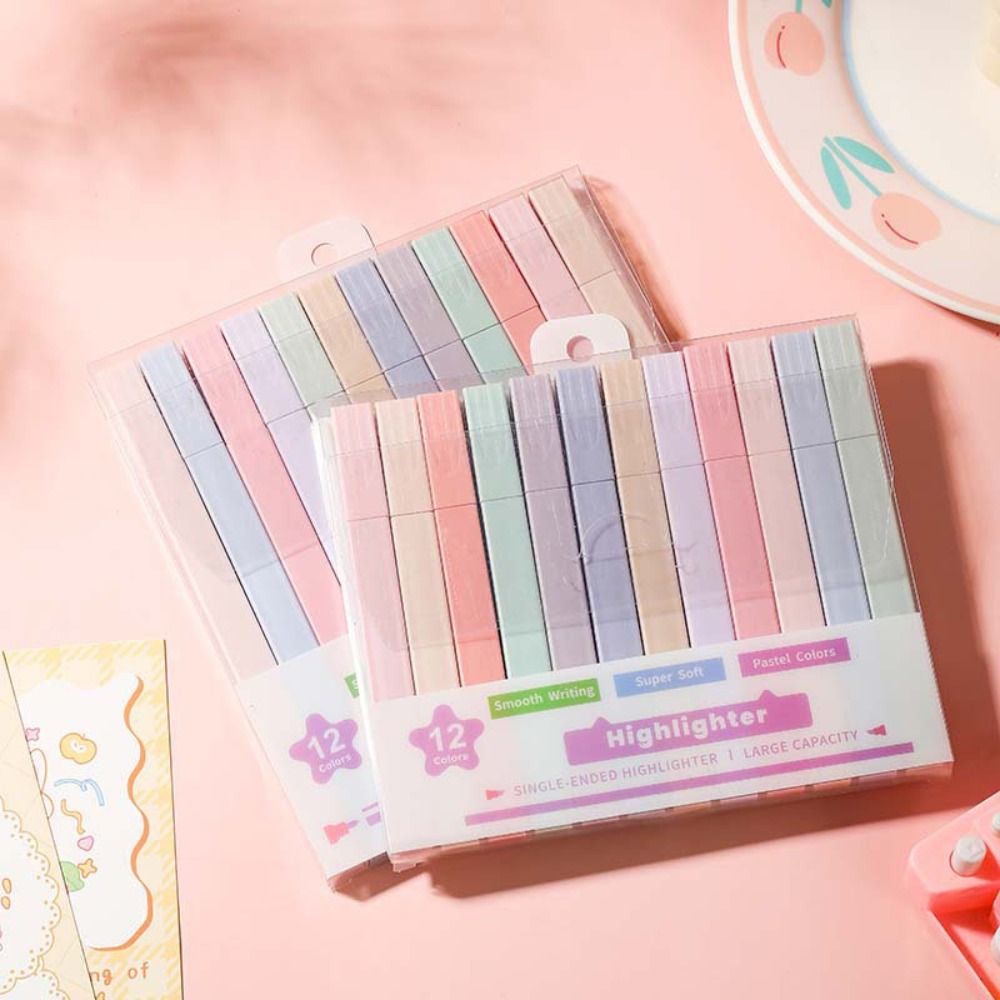 Double Headed Highlighter Pens - Pastel Highlighter Set Double Ended ulasan dan harga