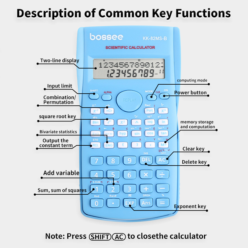 Scientific Calculator 240 Func - Scientific Calculator For Secondary School ulasan dan harga