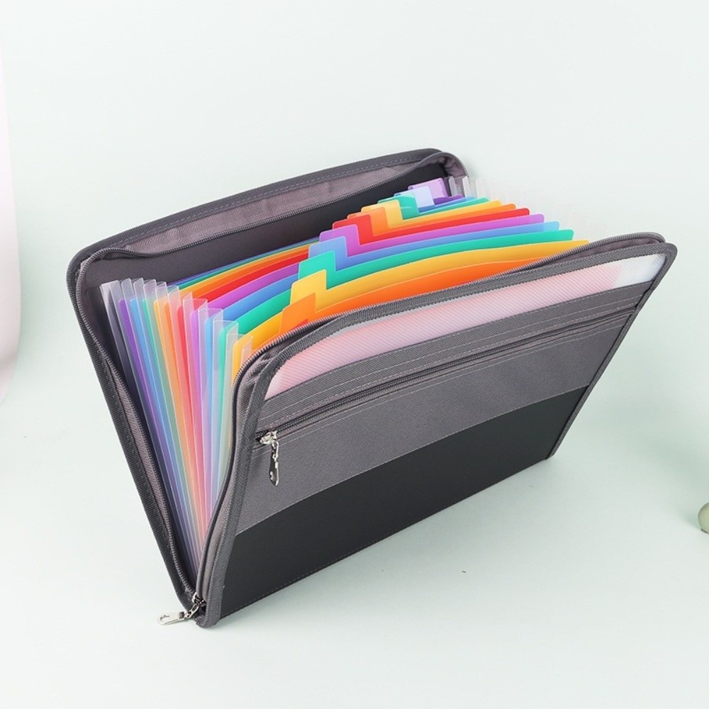 13 Pockets Expanding File Fold - Expandable Accordion File Folder 13 Pockets ulasan dan harga