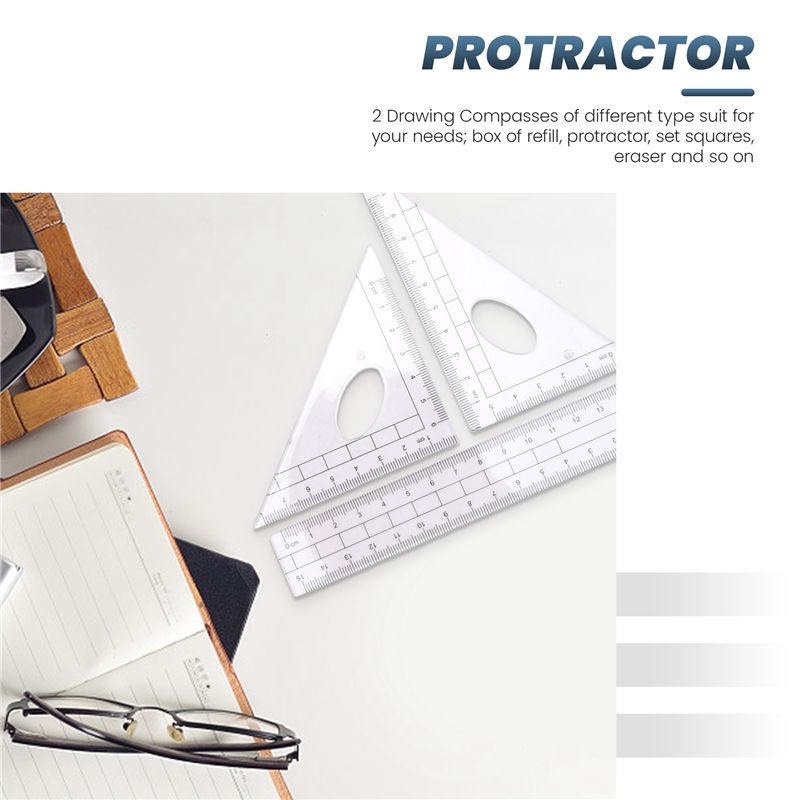 Superior Geometry Compass Set  - Math Geometry Set With Compass ulasan dan harga